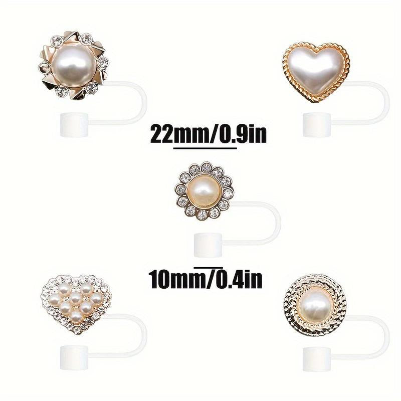 Brighten up your Stanley Cups with Colorful Shiny Straw Covers! Perfect for 30oz & 40oz tumblers, this 5-pack adds a fun twist to reusable straws! Great for gifting this Christmas!